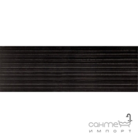 Плитка настенная 20x60 Ceramika-Konskie Black Relief (глянцевая)