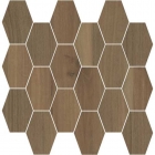 Мозаика с шестиугольной тессерой 30x30 Casabella Land Mosaico Esagona Miele (коричневая)