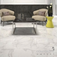 Плитка підлогова під мармур 60х60 Argenta Tribeca Moka Porcelanico (глянцева, ректифікована)