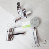 Набор смесителей для ванны Q-tap Set CRM 35-111 хром