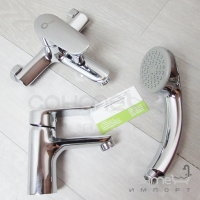 Набор смесителей для ванны Q-tap Set CRM 35-211 хром