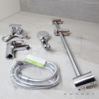 Набор смесителей для ванны Q-tap Set CRM 35-211 хром