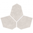 Мозаика из вытянутых шестиугольников 35x28 Colli Abaco Esagona Irregolare Greige (светло-бежевая)