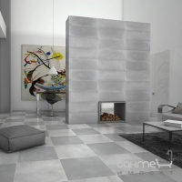 Плитка настінна, декор-панно 50х75 Myr Ceramica Concret Blanco D-957 Cocina (матова)