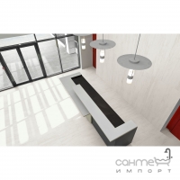 Керамогранітна плитка 40x80 Colli Domus Grigio Strutture (світло-сіра, структурна)