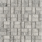 Мозаика 30x30 Colli Domus Mosaico Brick Grigio Glossy (светло-серая, глянцевая)