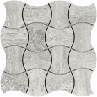Мозаика 30x30 Colli Domus Mosaico Trama Grigio Silk (светло-серая, полуматовая)