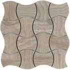Мозаика 30x30 Colli Domus Mosaico Trama Visone Silk (коричневая, полуматовая)