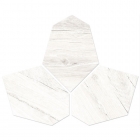 Мозаика из неправильных шестиугольников 28x35 Colli Kent Esagona Irregolare Bianco (белая)