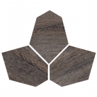 Мозаика из неправильных шестиугольников 28x35 Colli Kent Esagona Irregolare Wenge (коричневая)