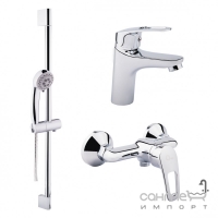 Набор смесителей для ванны Q-tap Set CRM 35-412 хром