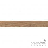 Керамогранитная плитка под дерево 15x120 Colli Oliver Rett Curry (коричневая)