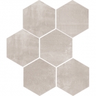 Мозаїка із шестикутників 29,5X38,5 Colli Paco Mosaici Esagona Grigio (сіра)