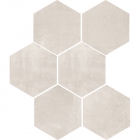Мозаїка із шестикутників 29,5X38,5 Colli Paco Mosaici Esagona Sabbia (світло-сіра)