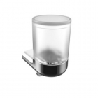 Дозатор для жидкого мыла настенный Emco S66 010-8124 хром, стекло