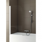 Шторка для ванни Aquaform Modern 1 профіль білий 170-06951L лівостороння