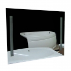 Дзеркало для ванної кімнати з заднім підсвічуванням H2O LH-713