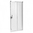 Душові двері Kolo Geo 6 100 GDRS10R22003 загартоване скло, срібний блиск