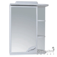 Зеркальный шкафчик с подсветкой ПІК Basis ДзШ 01/3 55 левосторонний