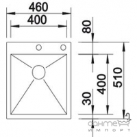 Кухонная мойка Blanco Zerox 400-IF/А 521629
зеркальная нержавеющая сталь