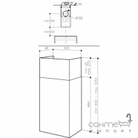 Вытяжка Best K 508L 077F3001A нержавеющая сталь