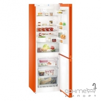 Двокамерний холодильник із нижньою морозилкою Liebherr CNno 4313 NoFrost (A++) оранжевий