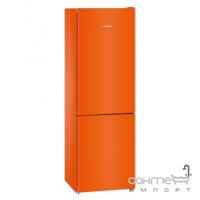 Двухкамерный холодильник с нижней морозилкой Liebherr CNno 4313 NoFrost (A++) оранжевый