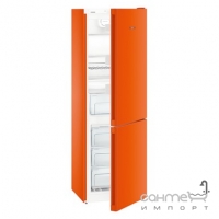 Двухкамерный холодильник с нижней морозилкой Liebherr CNno 4313 NoFrost (A++) оранжевый
