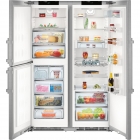 Комбінований холодильник Side-by-Side Liebherr SBSes 8473 Premium BioFresh NoFrost (А+++) нержавіюча сталь