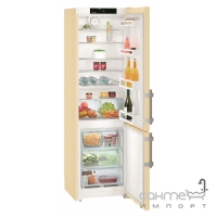Двухкамерный холодильник с нижней морозилкой Liebherr CNbe 4015 NoFrost (A++) бежевый
