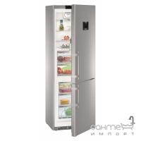 Двокамерний холодильник з нижньою морозилкою Liebherr CBNPes 5758 NoFrost (A+++) сірий