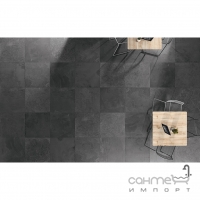 Керамогранитная плитка 75x75 Coem Ardesia Mix Antracite Base (темно-серая)