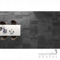 Керамогранітна плитка 37,5x75 Coem Ardesia Mix Cenere Base (сіра)