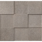 Мозаїка об'ємна 29x29 Coem Arenaria Mosaico 3D Half Polished Grigio Caldo (сіра, напівполірована)