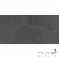 Керамогранітна плитка великий формат 60x120 Coem Ardesia Stone Antracite (темно-сіра)