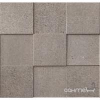 Мозаїка об'ємна 29x29 Coem Arenaria Mosaico 3D Half Polished Grigio Caldo (сіра, напівполірована)