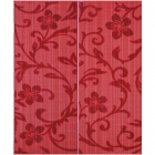 Плитка Ceramika Color Dekor Crypton Glam Red set.2 (квіти) 25x60