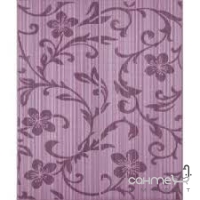 Плитка Ceramika Color Dekor Crypton Glam Violet  set.2 (цветы) 25x60