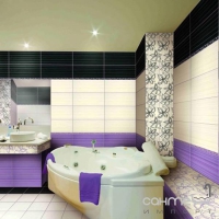 Бордюр Ceramika Color Listwa Crypton Glam Violet 5x60