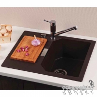 Гранітна кухонна мийка Schock Cristalite Manhatten D100 XS оборотна, колір на вибір