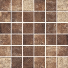 Мозаика 30,5x30,5 Coem BrickLane Mosaico Cotto (красно-коричневая)