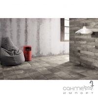 Керамограніт універсальний 7,5x30,5 Coem BrickLane Cemento (світло-сірий)