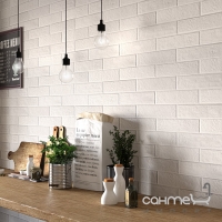 Керамогранит универсальный 7,5x30,5 Coem BrickLane Total White (белый)