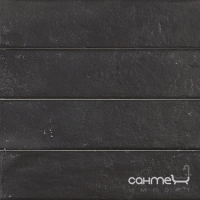 Керамогранит универсальный 7,5x30,5 Coem BrickLane Total Black (черный)