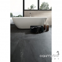 Крупноформатный керамогранит 60x120 Coem Brit Stone Rett Graphite (темно-серый, матовый)