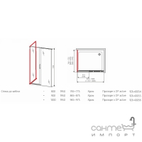 Душова стіна Aquaform Missouri 90 103-40055