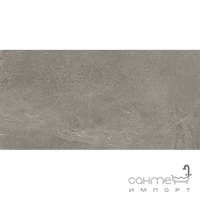 Крупноформатный керамогранит 60x120 Coem Brit Stone Strutturato Rett Grey (светло-серый, структурированный)