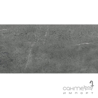 Крупноформатный керамогранит 60x120 Coem Brit Stone Strutturato Rett Dark (серый, структурированный)