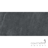 Крупноформатный керамогранит 60x120 Coem Brit Stone Strutturato Rett Graphite (темно-серый, структурированный)