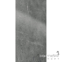 Керамогранит универсальный 30x60 Coem Brit Stone Lucidato Rett Dark (серый, полуполированный)